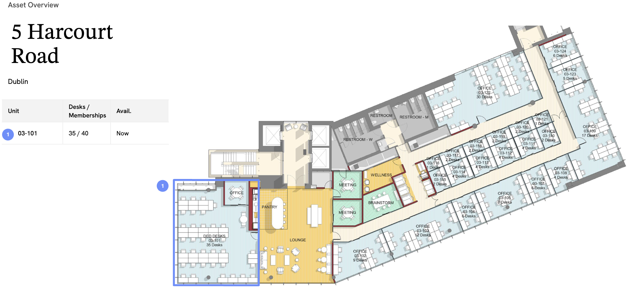 5 Harcourt Road - Office 03-101